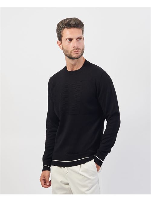 Yes Zee men's crewneck viscose sweater YES ZEE | M806-ML000801